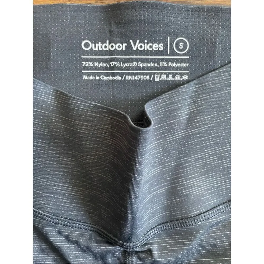 Outdoor Voices‎ dark gray women’s athletic leggings sz S